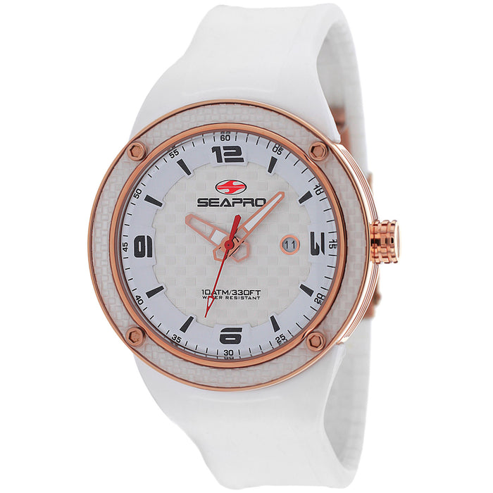 Seapro Men's Driver White Dial Watch - SP2114