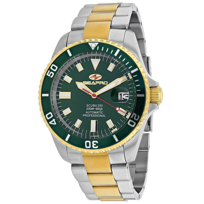 Seapro Men's Scuba 200 Green Dial Watch - SP4325