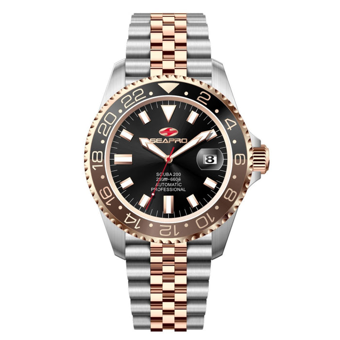 Seapro Men's Grand Meridian Black Dial Watch - SP4337