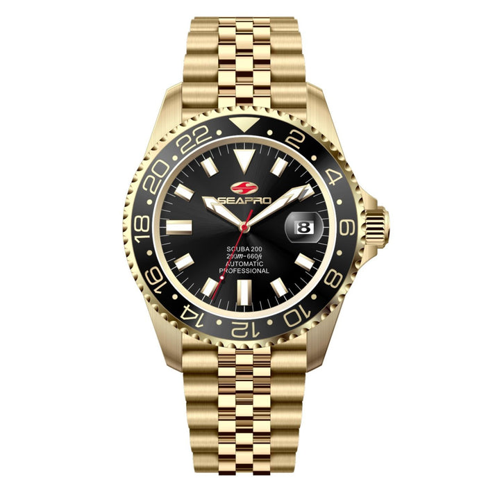 Seapro Men's Grand Meridian Black Dial Watch - SP4338
