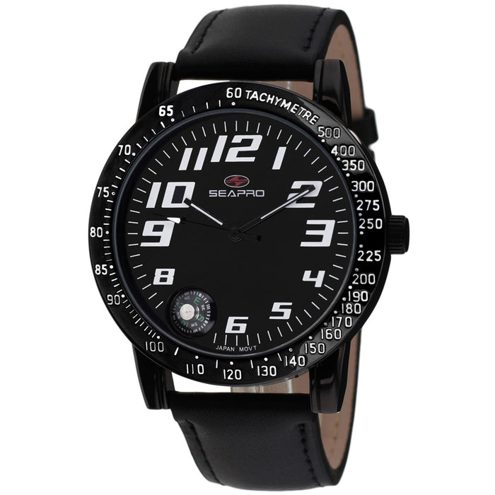 Seapro Men's Raceway Black Dial Watch - SP5112