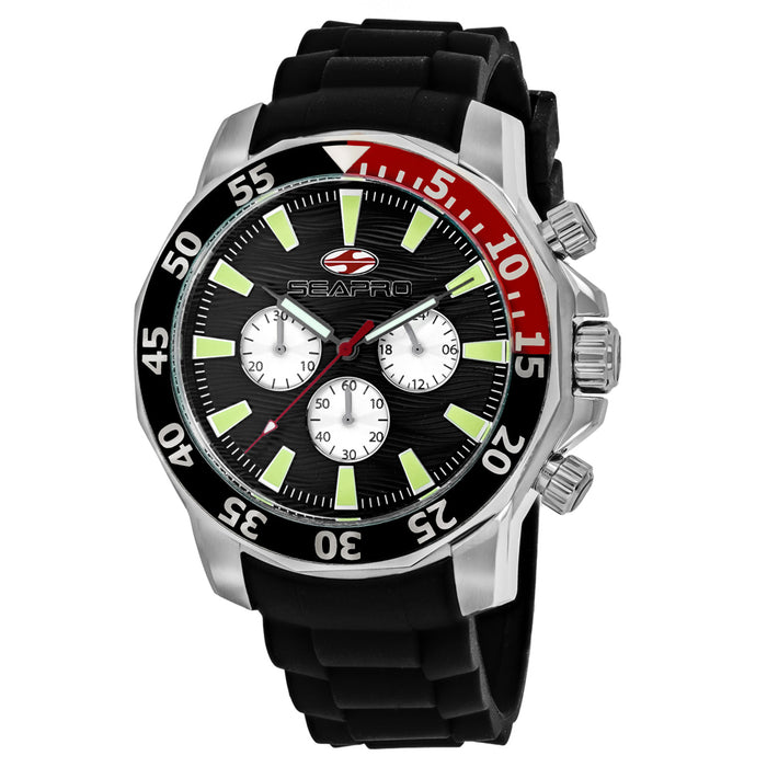 Seapro Men's Scuba Explorer Black Dial Watch - SP8332