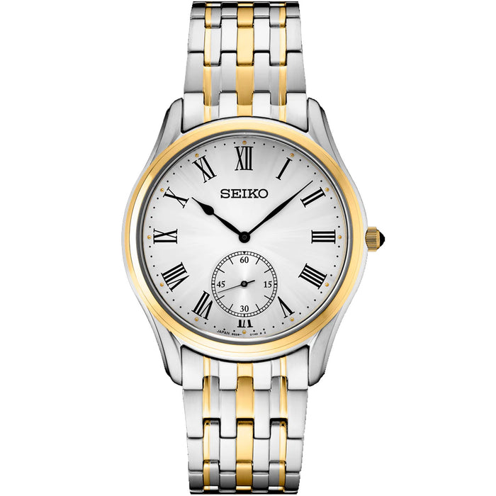Seiko Men's Essentials Silver Dial Watch - SRK048