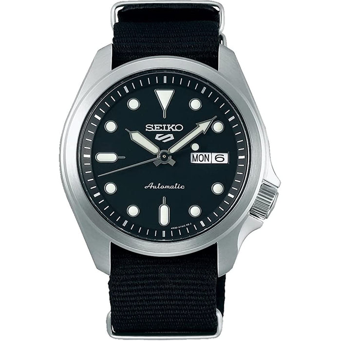 Seiko Men's 5 Sports Black Dial Watch - SRPE67K1