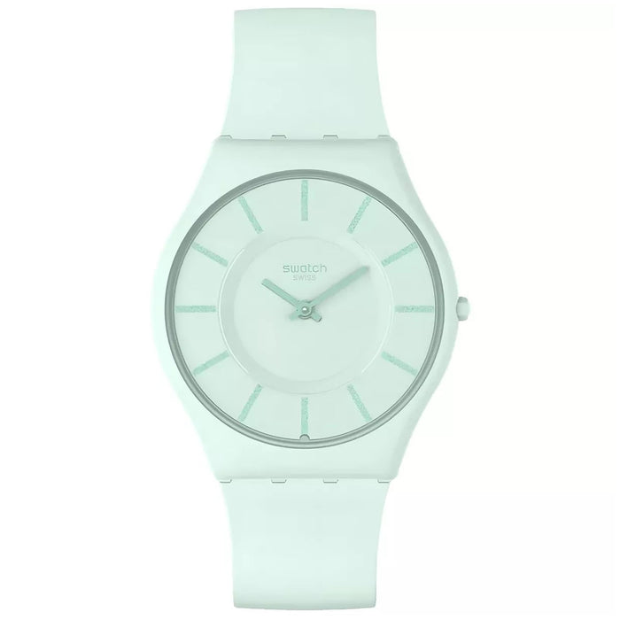 Swatch Men's Skin The May Collection Turquoise Lightly Green Dial Watch - SSO8G107