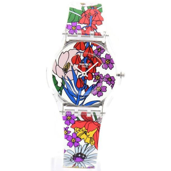 Swatch Women's Botanical Paradise Multicolor Dial Watch - SSO8K110