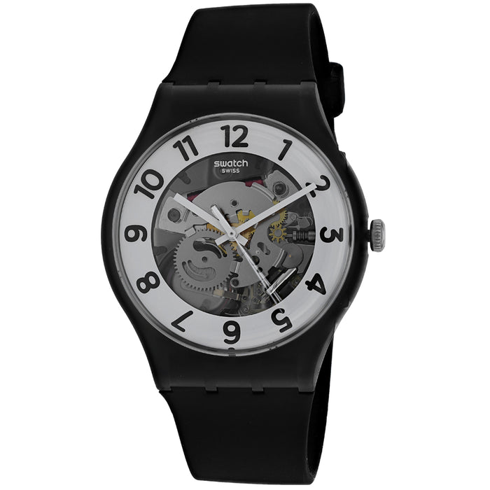 Swatch Men's Glam White dial watch - SUOB134