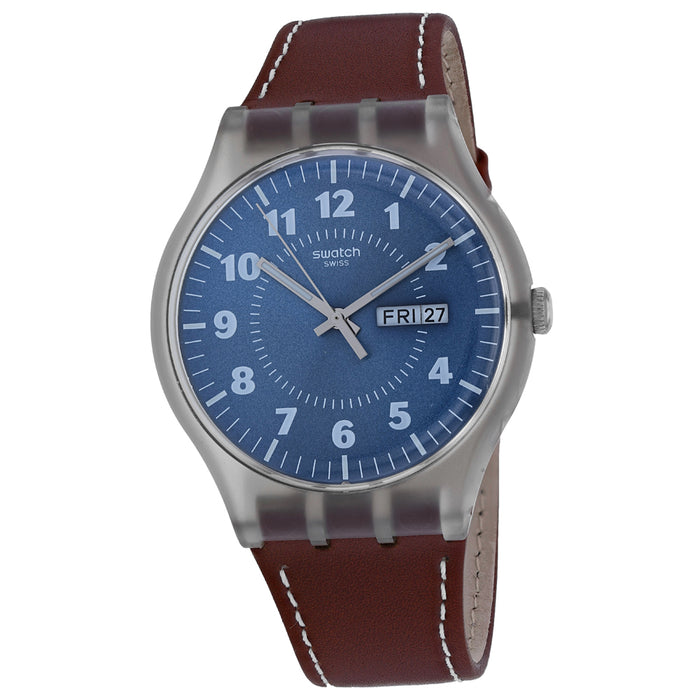Swatch Men's Vent Blue dial watch - SUOK709