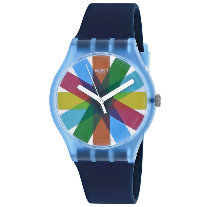 Swatch Men's New Gent Multi color Dial Watch - SUON133