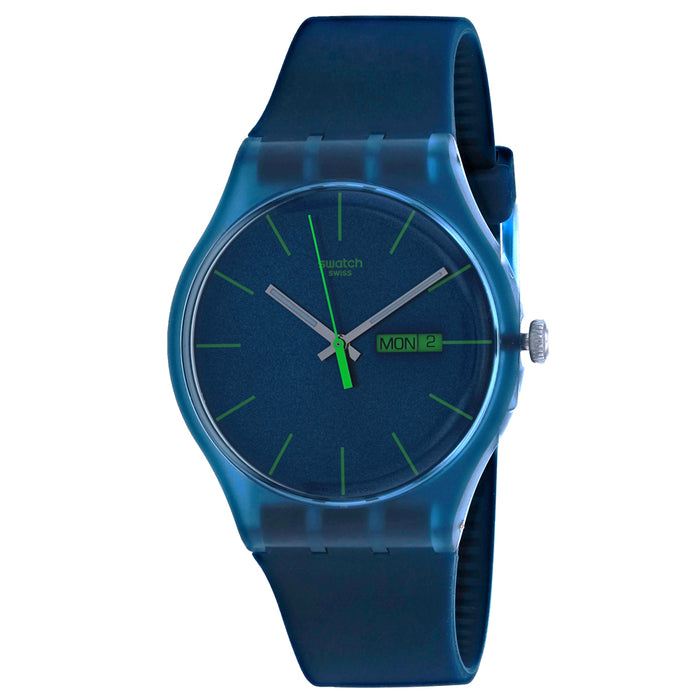 Swatch Men's Gent Blue Dial Watch - SUON700