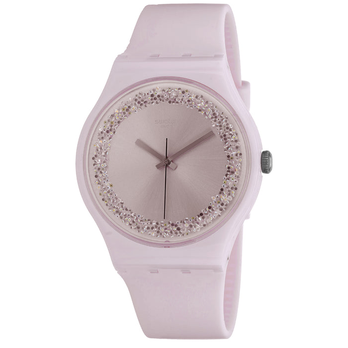 Swatch Women's Sparkles Pink dial watch - SUOP110
