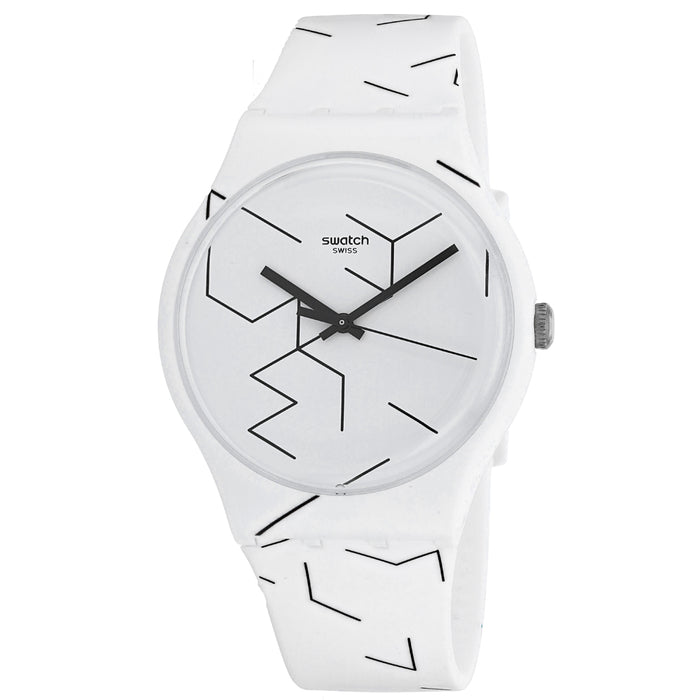 Swatch Unisex's White Dial Watch - SUOW164