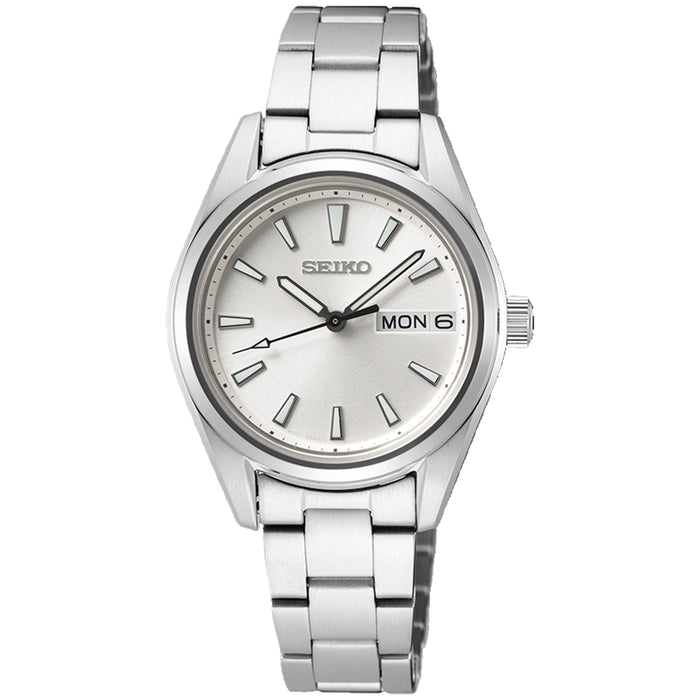 Seiko Women's Neo Classic Silver Dial Watch - SUR349P1