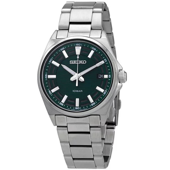 Seiko Men's Classic Green Dial Watch - SUR503P1