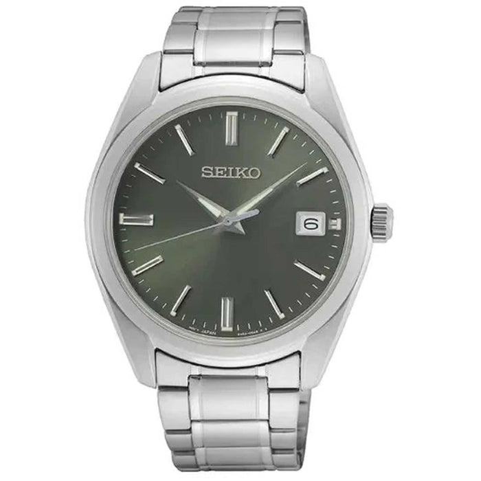 Seiko Men's Classic Green Dial Watch - SUR527P1