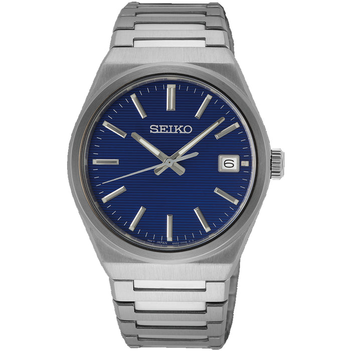 Seiko Men's Classic Blue Dial Watch - SUR555P1