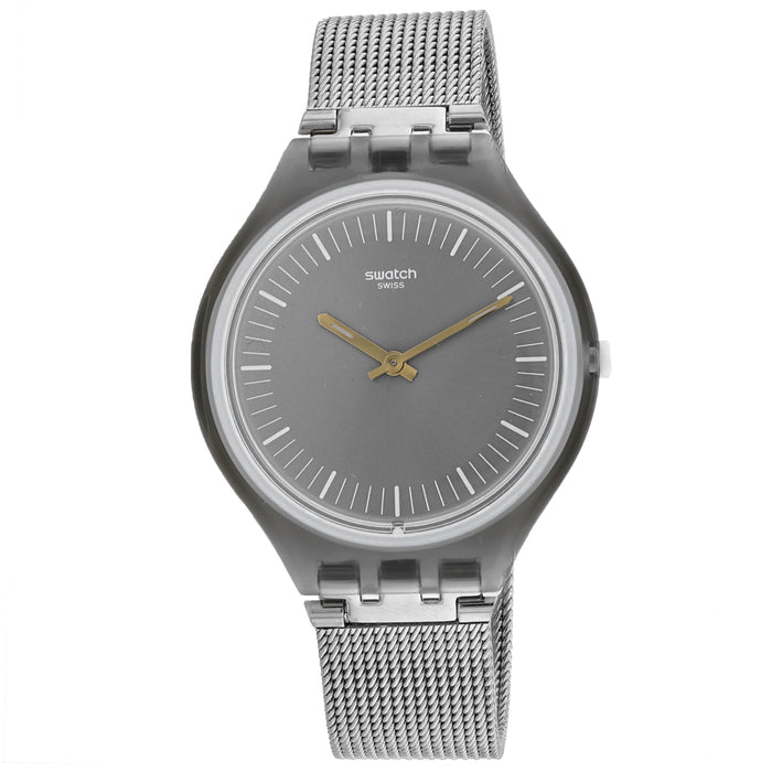 Swatch Women's Skin Grey dial watch - SVOM100M