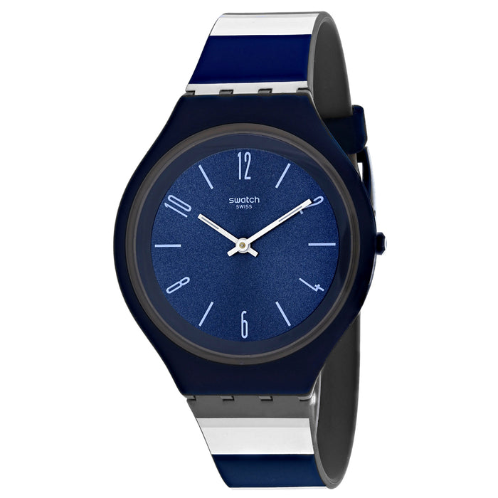Swatch Men's Skincarat Blue Dial Watch - SVUN103