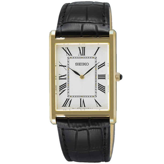 Seiko Men's Classic White Dial Watch - SWR104P1