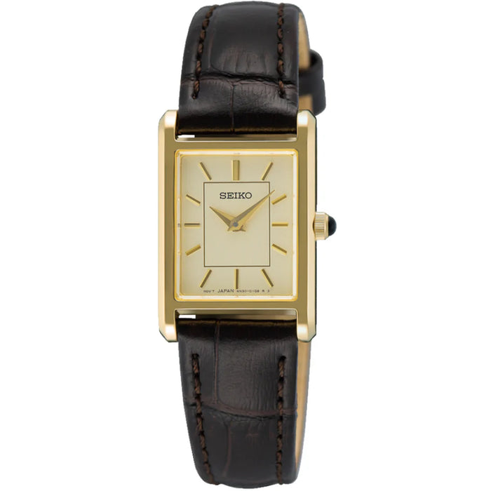 Seiko Women's Classic Gold Dial Watch - SWR110P1