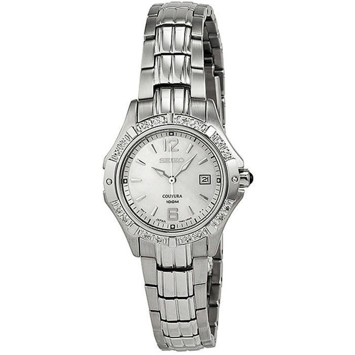 Seiko Women's Coutura Mother of Pearl Dial Watch - SXDE19