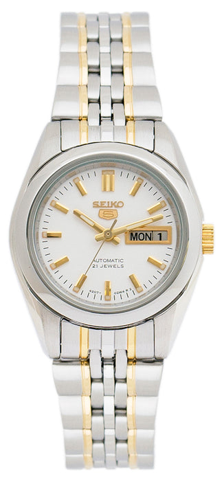 Seiko Women's Series 5 White Dial Watch - SYMA35K1