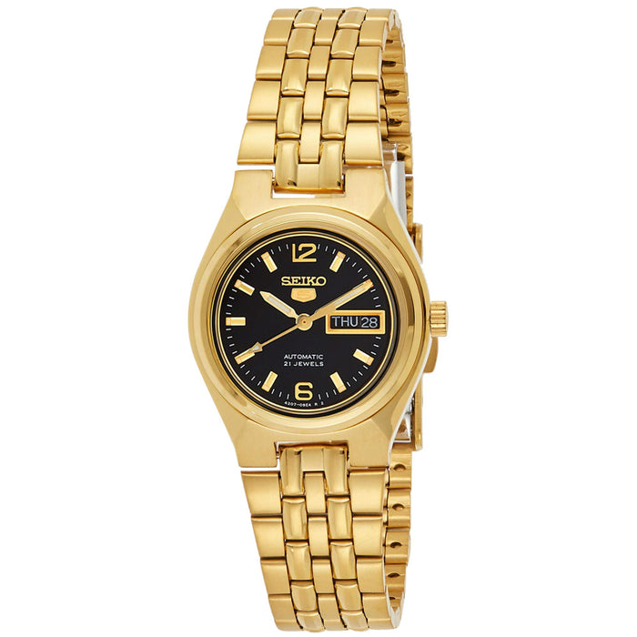 Seiko Women's Seiko 5 Black Dial Watch - SYMK38K1
