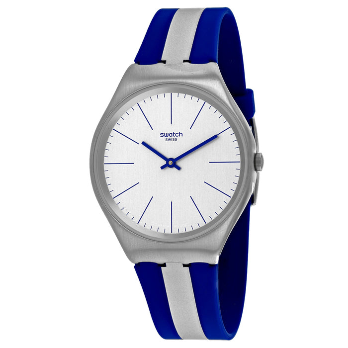 Swatch Men's Skincarat Silver Dial Watch - SYXS107