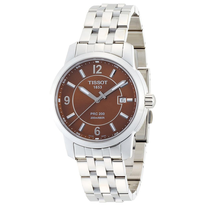 Tissot Men's PRC200 Brown Dial Watch - T0144101129700