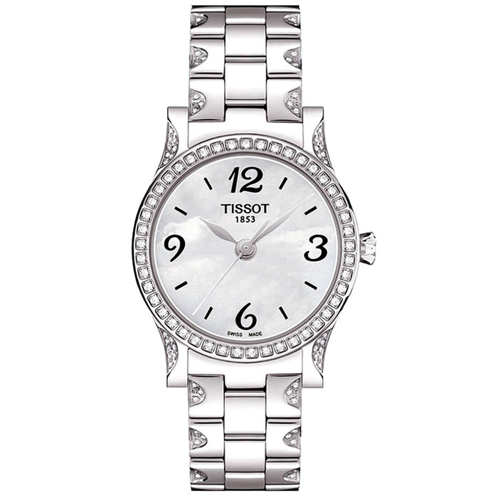 Tissot Women's Stylis-T Mother of pearl Dial Watch - T0282101111700
