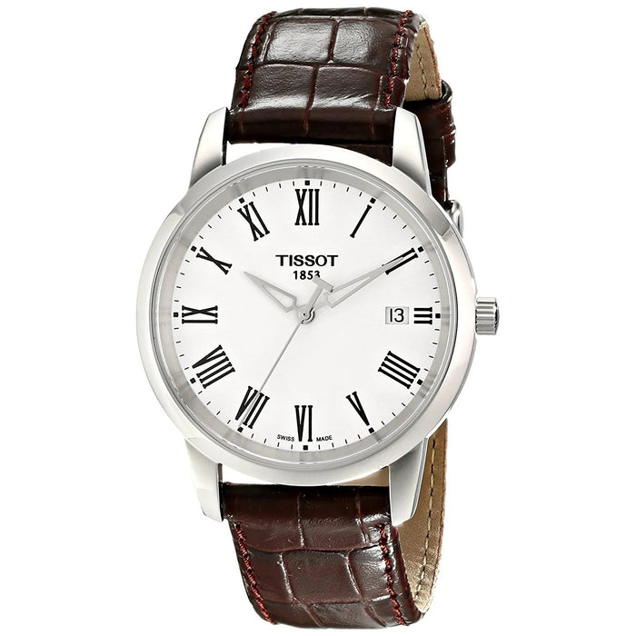 Tissot Men's Classic White Dial Watch - T0334101601300