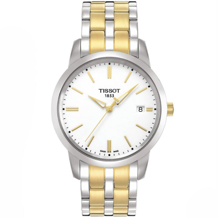 Tissot Men's Classic Dream White Dial Watch - T0334102201101