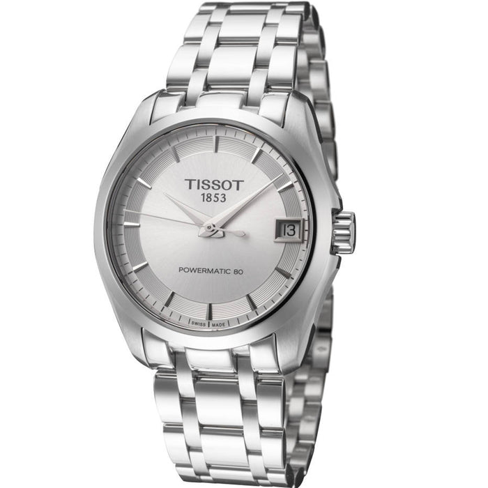 Tissot Women's Couturier Silver Dial Watch - T0352071103100