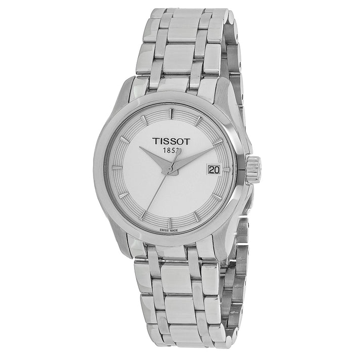 Tissot Women's Courturier  White Dial Watch - T0352101101100