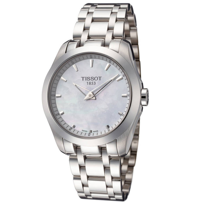 Tissot Women's Counturier Mother of pearl Dial Watch - T0352461111100