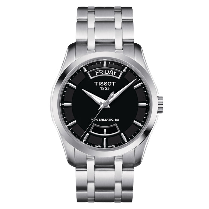 Tissot Men's Couturier Black Dial Watch - T0354071105101