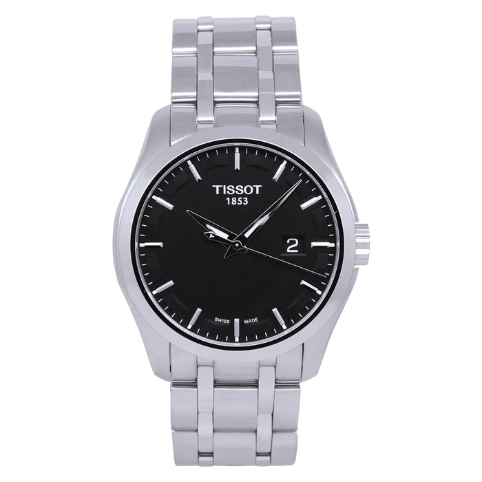 Tissot Men's Couturier Black Dial Watch - T0354101105100