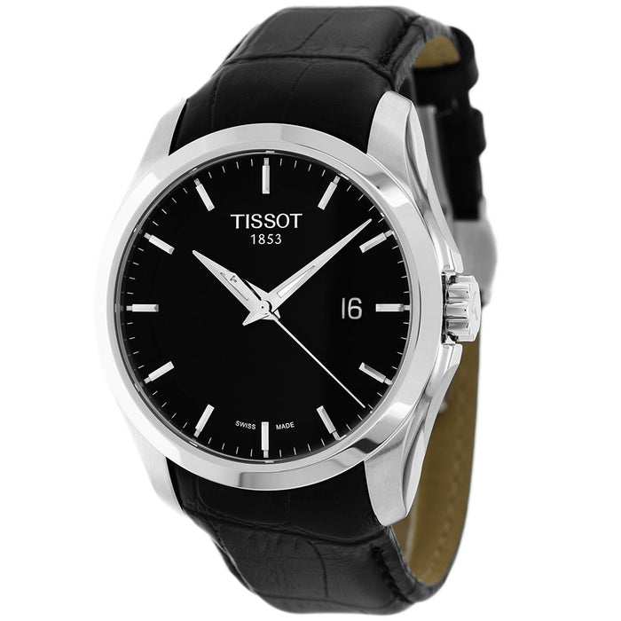 Tissot Men's Couturier Black Dial Watch - T0354101605100