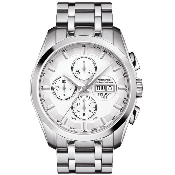 Tissot Men's Couturier White Dial Watch - T0356141103100