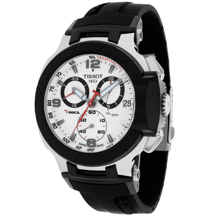 Tissot Men's T-Race  White Dial Watch - T0484172703700