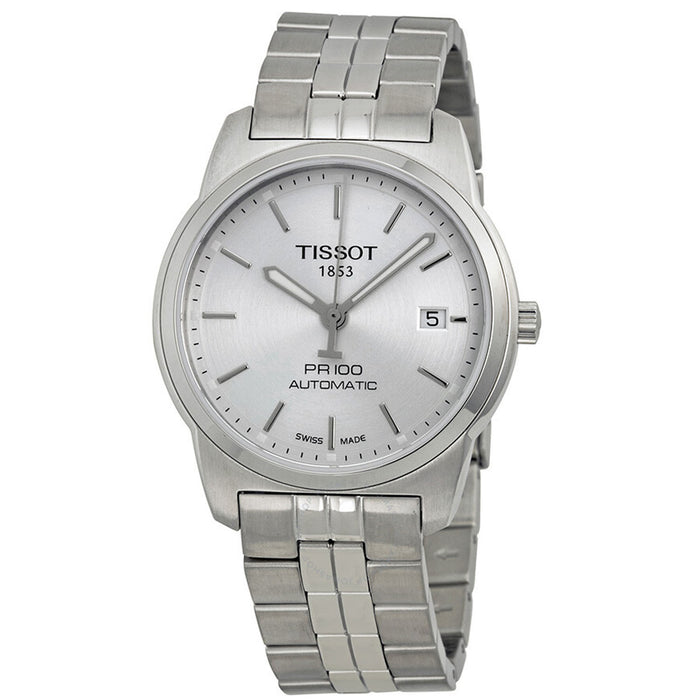 Tissot Men's PR 100 Silver Dial Watch - T0494071103100