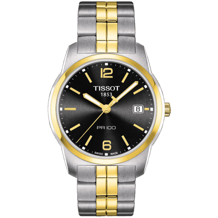 Tissot Men's PR 100 Black Dial Watch - T0494102205700