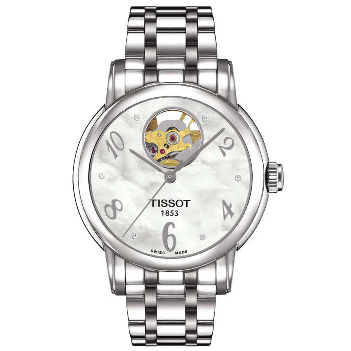 Tissot Women's T-Classic Lady Heart Mother of Pearl Dial Watch - T0502071111600