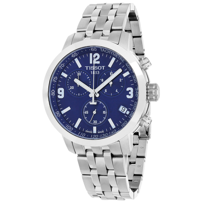 Tissot Men's PRC200 Blue Dial Watch - T0554171104700