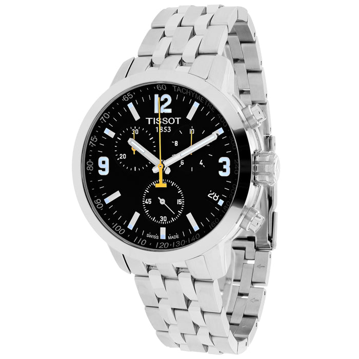 Tissot Men's PRC200 Black Dial Watch - T0554171105700
