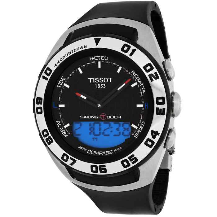 Tissot Men's Sailing Black Dial Watch - T0564202705101