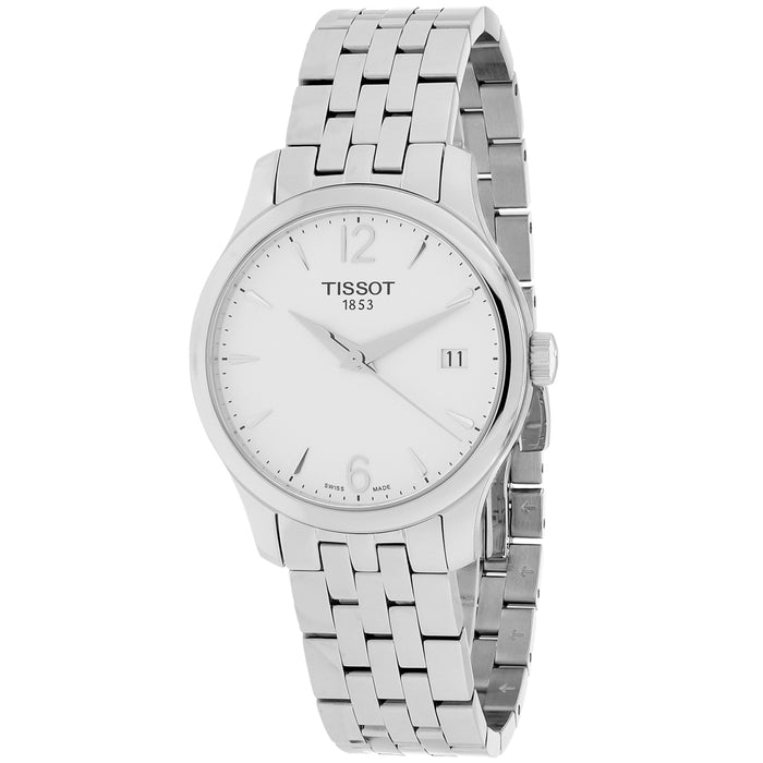 Tissot Women's Tradition Silver Dial Watch - T0632101103700