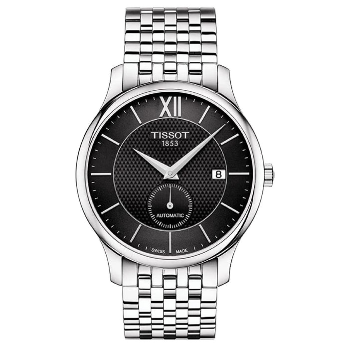Tissot Men's Tradition Black Dial Watch - T0634281105800