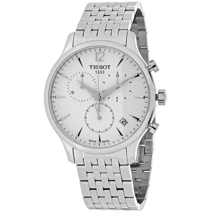 Tissot Men's Tradition Silver Dial Watch - T0636171103700