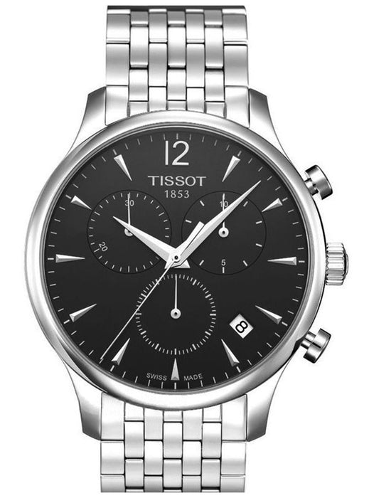 Tissot Men's Tradition Black Dial Watch - T0636171106700